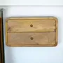 Tables de nuit - Artisan Furniture en bois massif Chêne clair 2 Tiroir Suspendu Table de chevet, 2 Tiroirs, Marron - ARTISAN FURNITURE