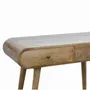 Consoles - Artisan Furniture en bois massif Londres Console, 2 Tiroirs, Beige - ARTISAN FURNITURE