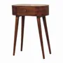 Console table - Artisan Furniture Solid Wood Mini Albion Chestnut Console, 1 Drawer, Dark Brown - ARTISAN FURNITURE