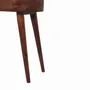 Console table - Artisan Furniture Solid Wood Mini Albion Chestnut Console, 1 Drawer, Dark Brown - ARTISAN FURNITURE