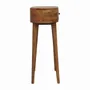 Consoles - Artisan Furniture en bois massif Mini Albion Chêne clair Console, 1 Tiroir, Beige - ARTISAN FURNITURE