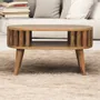 Tables basses - Artisan Furniture en bois massif Mini Ariella Table basse, Open Niche, Beige - ARTISAN FURNITURE