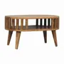 Tables basses - Artisan Furniture en bois massif Mini Ariella Table basse, Open Niche, Beige - ARTISAN FURNITURE