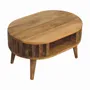 Tables basses - Artisan Furniture en bois massif Mini Ariella Table basse, Open Niche, Beige - ARTISAN FURNITURE