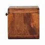 Night tables - Artisan Furniture Solid Wood Mini Honey Caramel Wall Mounted Nightstand with Open Slot, 1 Drawer, Brown - ARTISAN FURNITURE