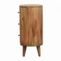 Buffets - Artisan Furniture en bois massif Mini Chêne clair Armoire, 3 Tiroirs, Beige - ARTISAN FURNITURE