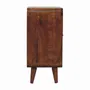 Buffets - Artisan Furniture en bois massif Mini Classic Commodenut Armoire, 2 Portes, 2 Étagères, Marron Foncé - ARTISAN FURNITURE