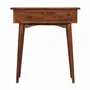 Consoles - Artisan Furniture en bois massif Mini Commodenut Hallway Console, 2 Tiroirs, Pieds nordiques, Commodenut, Marron - ARTISAN FURNITURE