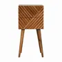 Tables de nuit - Artisan Furniture en bois massif Mini Lillie Table de chevet, 2 Tiroirs, Marron - ARTISAN FURNITURE