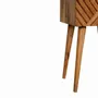 Tables de nuit - Artisan Furniture en bois massif Mini Lillie Table de chevet, 2 Tiroirs, Marron - ARTISAN FURNITURE