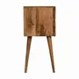 Tables de nuit - Artisan Furniture en bois massif Mini Lillie Table de chevet, 2 Tiroirs, Marron - ARTISAN FURNITURE