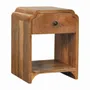 Tables de nuit - Artisan Furniture en bois massif Newton Mini Chêne clair Table de chevet avec a drawer et open shelf, Marron - ARTISAN FURNITURE