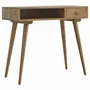 Desks - Artisan Furniture Solid Wood Nordic Writing Desk, 1 Drawer and Open Slot, Beige - ARTISAN FURNITURE