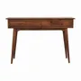 Console table - Artisan Furniture Solid Wood Large 3 Drawer Chestnut Console, 3 Drawers, Dark Brown - ARTISAN FURNITURE