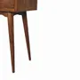 Console table - Artisan Furniture Solid Wood Large 3 Drawer Chestnut Console, 3 Drawers, Dark Brown - ARTISAN FURNITURE