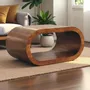 Coffee tables - Artisan Furniture Solid Wood Amaya Chestnut Coffee Table, Open Slot, Brown - ARTISAN FURNITURE