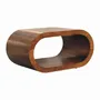 Coffee tables - Artisan Furniture Solid Wood Amaya Chestnut Coffee Table, Open Slot, Brown - ARTISAN FURNITURE