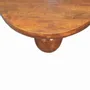 Coffee tables - Artisan Furniture Solid Wood Chestnut Central Ball Table, Dark Brown - ARTISAN FURNITURE