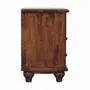 Night tables - Artisan Furniture Solid Wood 2-Drawer Nightstand with Open Shelf, Brown - ARTISAN FURNITURE