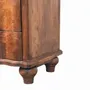 Night tables - Artisan Furniture Solid Wood 2-Drawer Nightstand with Open Shelf, Brown - ARTISAN FURNITURE
