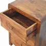 Tables de nuit - Artisan Furniture Table de Chevet Aspen à 3 Tiroirs, Châtaigne, Marron - ARTISAN FURNITURE