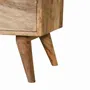 Night tables - Artisan Furniture Solid Wood Classic Oak-ish Nightstand, 2 Drawers, 1 Open Slot, Brown - ARTISAN FURNITURE