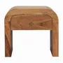 Night tables - Artisan Furniture Solid Wood Darcy Nightstand, 1 Drawer, Light Brown - ARTISAN FURNITURE