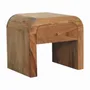 Night tables - Artisan Furniture Solid Wood Darcy Nightstand, 1 Drawer, Light Brown - ARTISAN FURNITURE