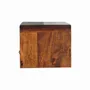 Night tables - Artisan Furniture Solid Wood Chunky Wall Mounted Nightstand, 1 Drawer with 1 Open-Shelf, Chestnut, Brown - ARTISAN FURNITURE