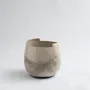 Céramique - Cut medium vase - naked dark - STUDIONUDO
