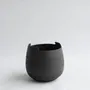 Céramique - Cut medium vase - naked dark - STUDIONUDO