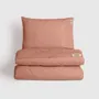 Bed linens - Single bed linen set ,100 % cotton ranforce, Peach - DILIOS