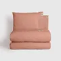 Bed linens - Double bed linen set ,100 % cotton ranforce, Peach - DILIOS
