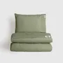 Bed linens - Single bed linen set ,100 % cotton ranforce, Green - DILIOS