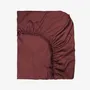 Bed linens - Sateen Fitted Sheet, 100x200x25, Ginger - DILIOS
