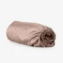 Linge de lit - Drap-housse en satin, 200x200x25, rose - DILIOS