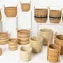 Homewear textile - Collection de paniers en jonc de mer et en jute - ECONEST