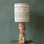 Table lamps - Totem unique handmade ceramic table lamp - STUDIO WILD ORANGE