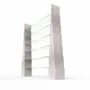Office furniture and storage - Manhattan Shelf in Italian Travertine Marble Contemporary Design - MEDDEL