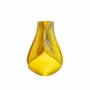 Office design and planning - 3D printed vase "Pleasure" | multi-color | Gold/Silver - AUURA