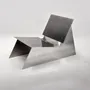 Lounge chairs - Minimalist Sculptural Aluminum Lounge Chair - CASE STUDIOS