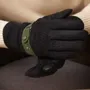 Leather goods - HECTOR black green mesh gloves - MONSIEUR CHARLI