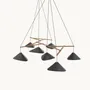 Suspensions - Emily Group of Seven - Grande suspension sculpturale en grappe - MOSS OBJECTS