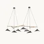 Suspensions - Emily Group of Seven - Grande suspension sculpturale en grappe - MOSS OBJECTS