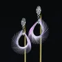 Bijoux - Boucles d'Oreilles "Solaire" - FLEUR DE PLUMES