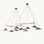 Suspensions - Emily Group of Nine - Grand lustre sculpturale en grappe - MOSS OBJECTS