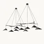 Suspensions - Emily Group of Nine - Grand lustre sculpturale en grappe - MOSS OBJECTS