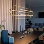 Hanging lights - Charlotte - sculptural solid brass LED pendant light - MOSS OBJECTS