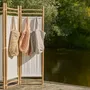 Wall ensembles - Room divider in bamboo w/off white fabric - IB LAURSEN