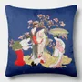 Linge - Splendeurs d'Edo 1 - Housse Coussin Velours 45cm x 45cm - LAURE WELFLING - DJEBELI